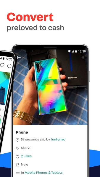 旋转拍卖carousell二手交易平台