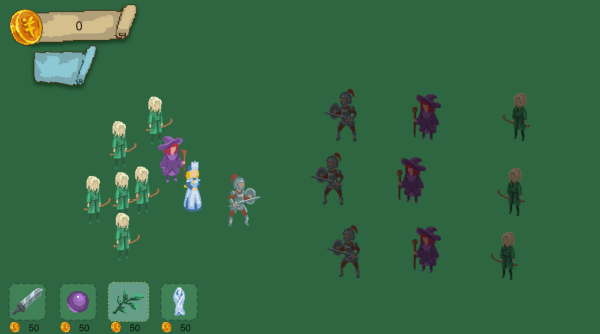 无尽的布阵对局游戏