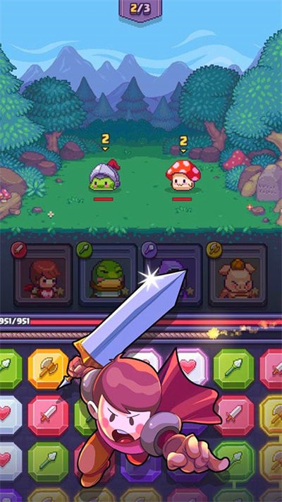 迷你勇士历险小游戏