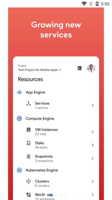google cloud app