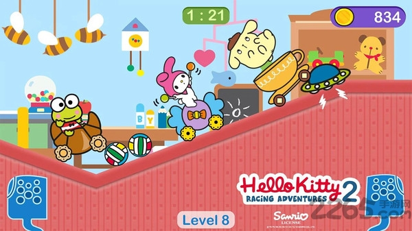 凯蒂猫赛车冒险2游戏