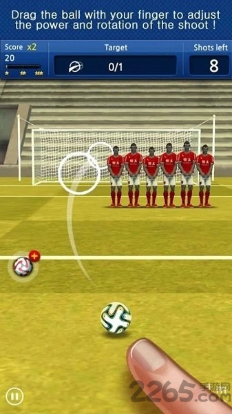 手指足球任意球游戏下载