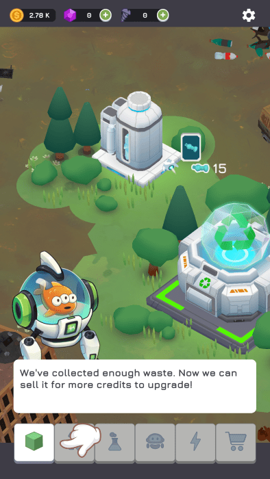 放置清洁星球游戏 放置清洁星球无限货币下载