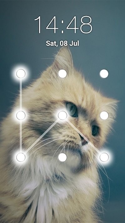 猫图案锁app(kitty cat pattern lock screen)