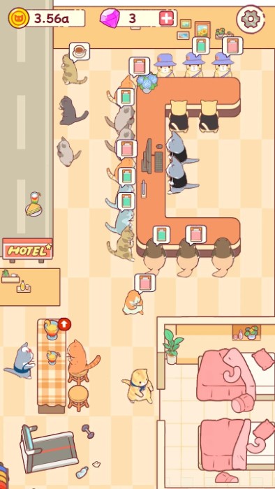 猫咪酒店游戏(cat hotel)