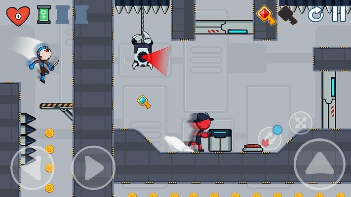 红蓝火柴人越狱手机版(red blue stick)