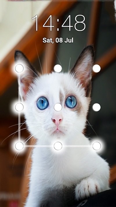 猫图案锁app(kitty cat pattern lock screen)