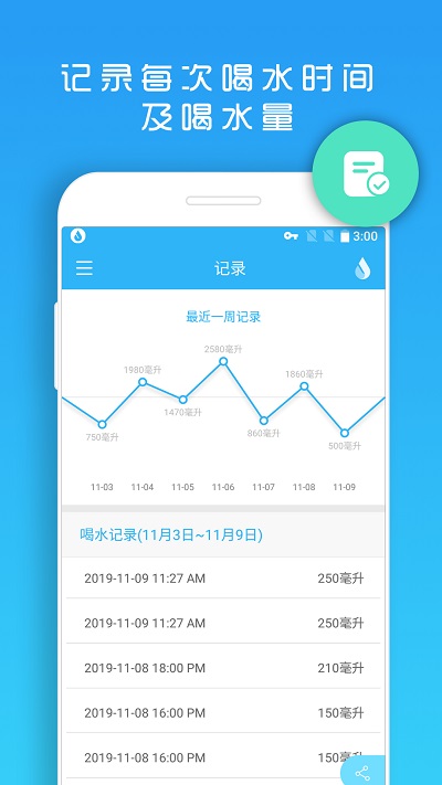 天天喝水提醒app