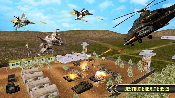 空军喷气式战斗机3d游戏(Air Force Jet Fighter Combat 3d)