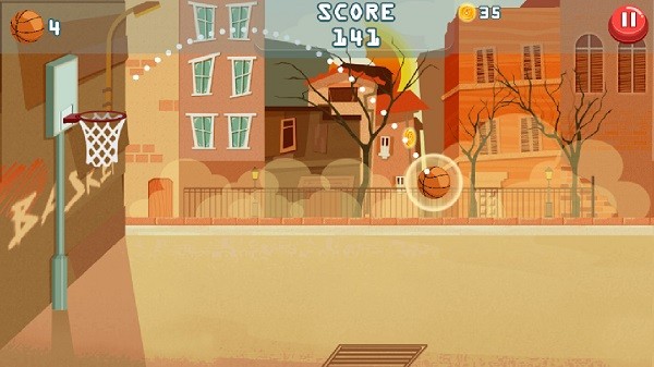 点击投篮游戏