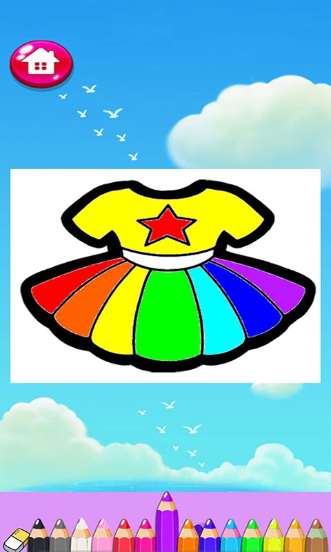 儿童涂色填色涂涂乐游戏