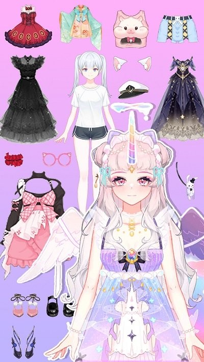 梦幻婚纱装扮店游戏