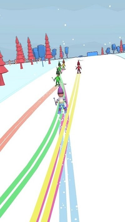 滑雪者山3d游戏(Skier hill 3d)