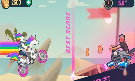 疯狂的后轮特技摩托游戏