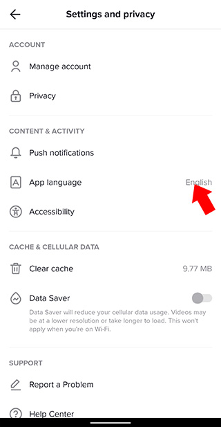 tiktok lite怎么设置中文 tiktok lite怎么设置中文