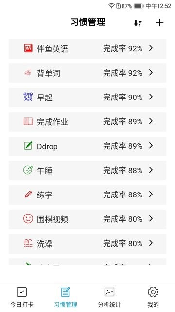习惯评分app
