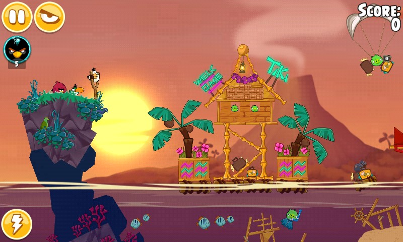 愤怒的小鸟四季版游戏