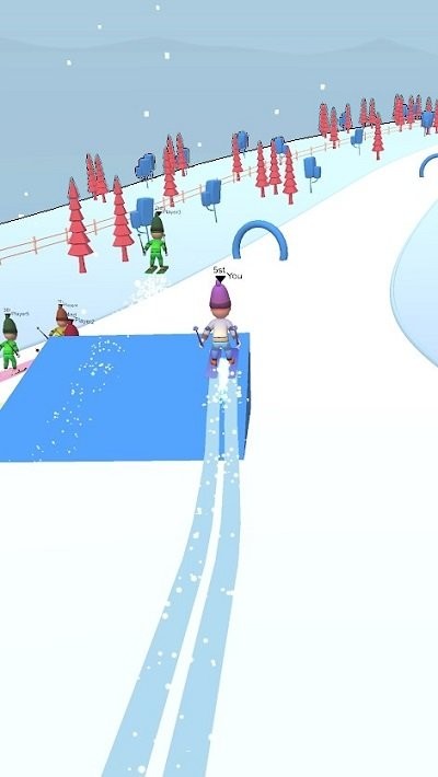 滑雪者山3d游戏(Skier hill 3d)
