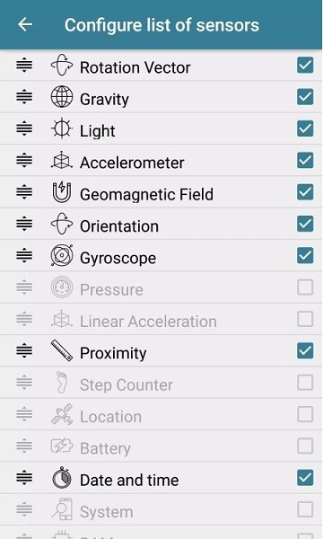 sensors app