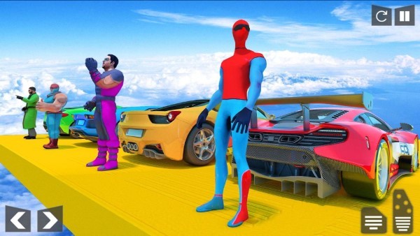 大坡道汽车特技游戏