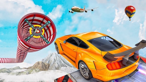 超级特技赛车游戏(mega stunt car racing games)