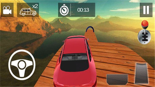 疯狂的赛车特技手机版