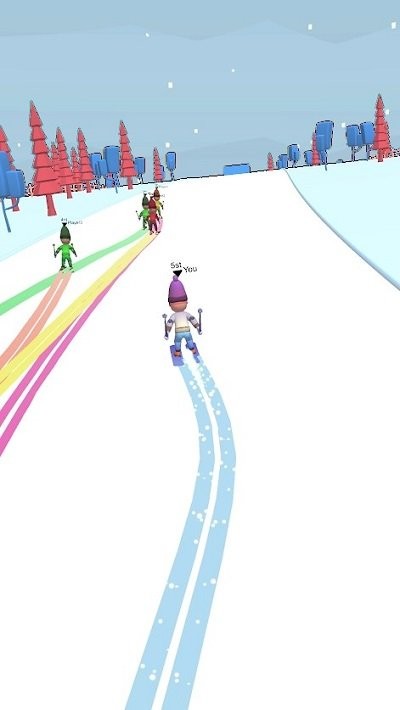 滑雪者山3d游戏(Skier hill 3d)