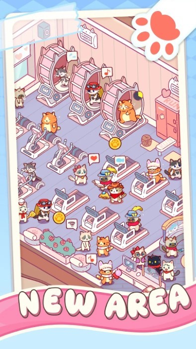猫咪健身房游戏(kitty gym idle cat games)
