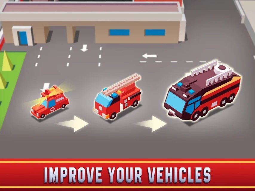 放置消防员帝国大亨官方版(Idle Firefighter Empire Tycoon)