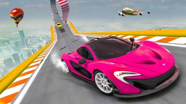 超级特技赛车游戏(mega stunt car racing games)