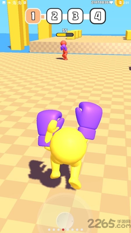 橡皮人拳击测试服