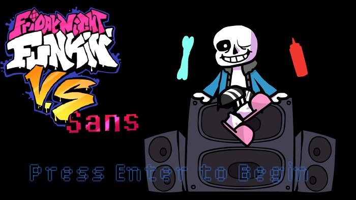 fnf尘埃sans隐藏关