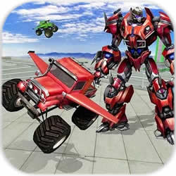 飞行卡车机器人手机游戏
