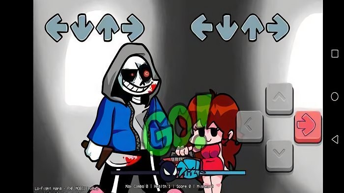 fnf尘埃sans隐藏关