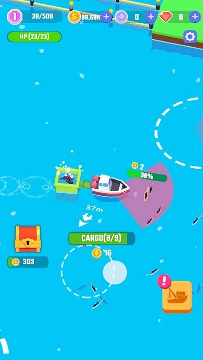 渔船打渔放置小游戏(idle fishing boat)