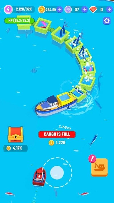 渔船打渔放置小游戏(idle fishing boat)
