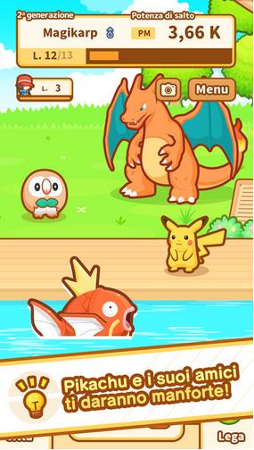 精灵宝可梦鲤鱼王跳跃游戏