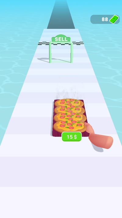 披萨酷跑3d小游戏(pizza run 3d)