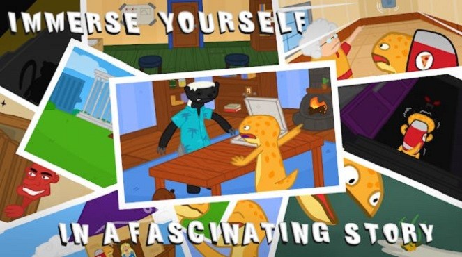 爬行动物披萨游戏