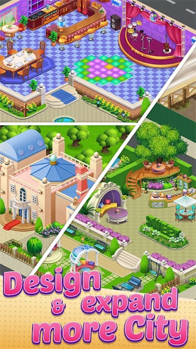 合并设计建筑游戏