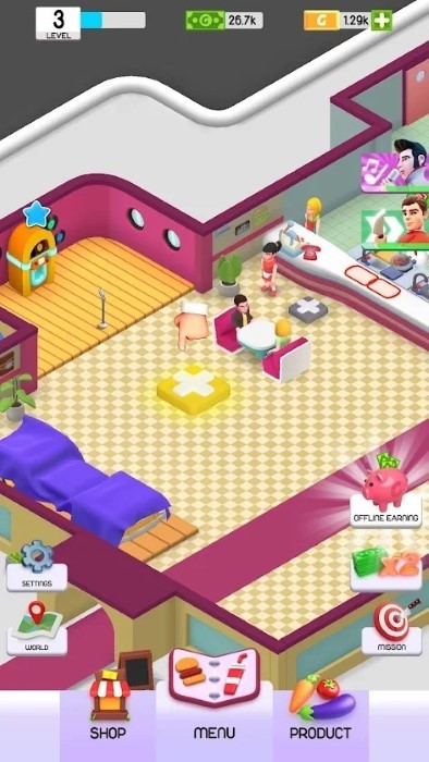 餐厅帝国大亨空闲游戏(restaurant empire tycoon idle)