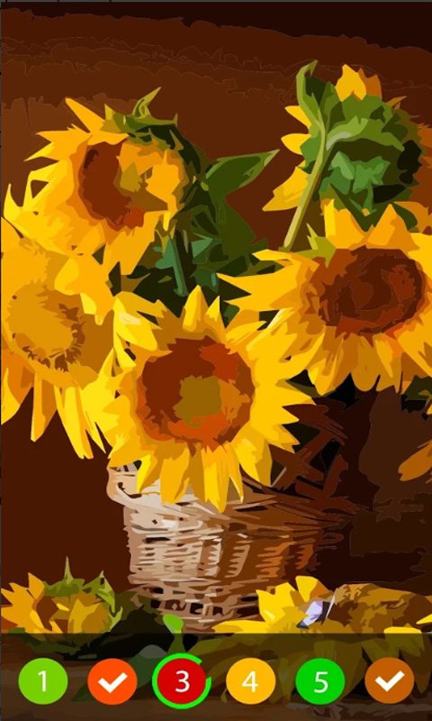 数字填色五彩涂鸦世界游戏