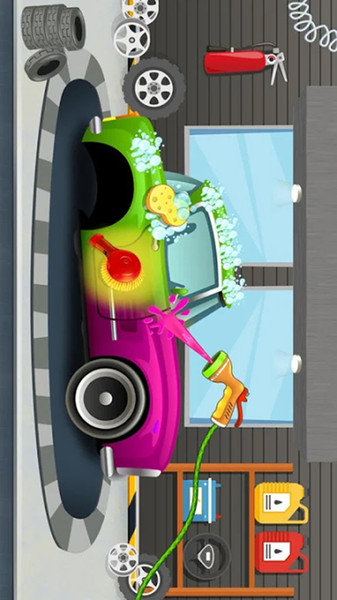 宝宝汽车美容店游戏