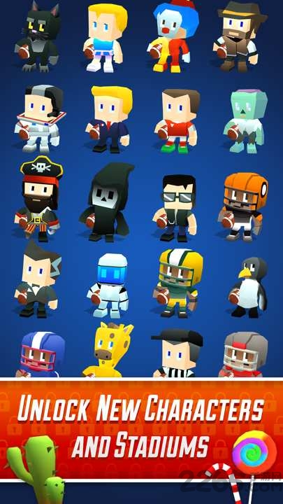 方块头橄榄球斗兽场手机版