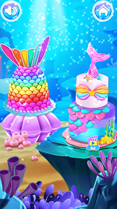 海底美人鱼蛋糕手游 海底美人鱼蛋糕游戏下载