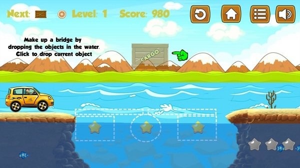 汽车过河跑飞车手游