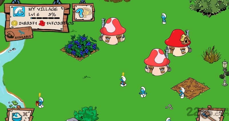 蓝精灵的村庄中文破解版