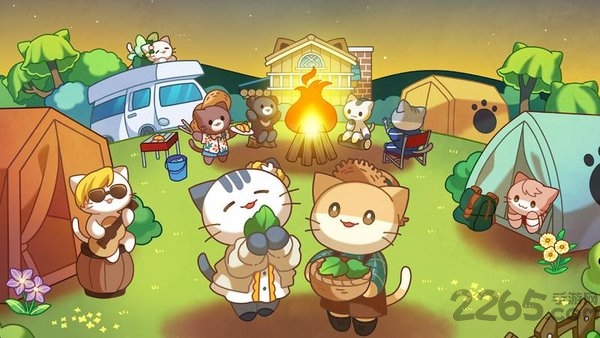 猫咪森林露营地的故事无限金币版