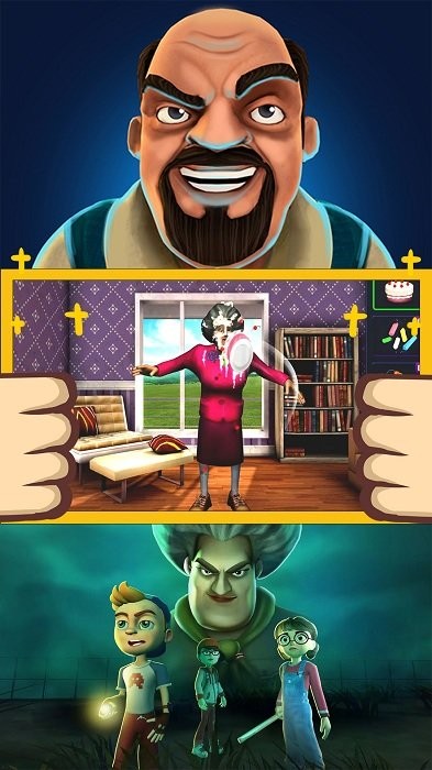 恐怖老奶奶之夜游戏