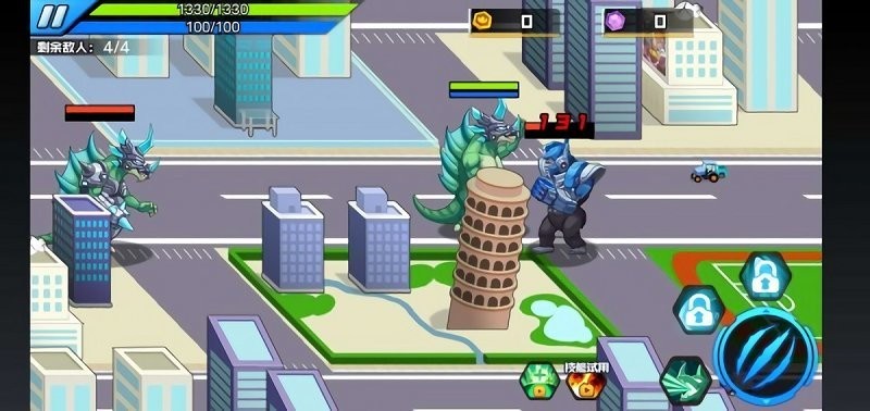 暴龙破坏城市最新版 暴龙破坏城市游戏下载